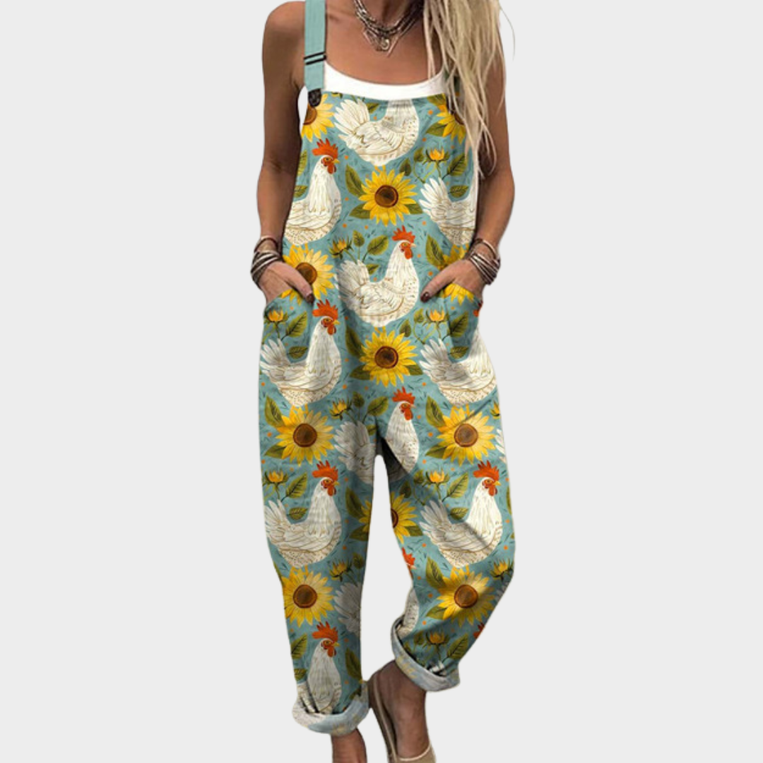 Printed Dungarees | Comfortable Fit