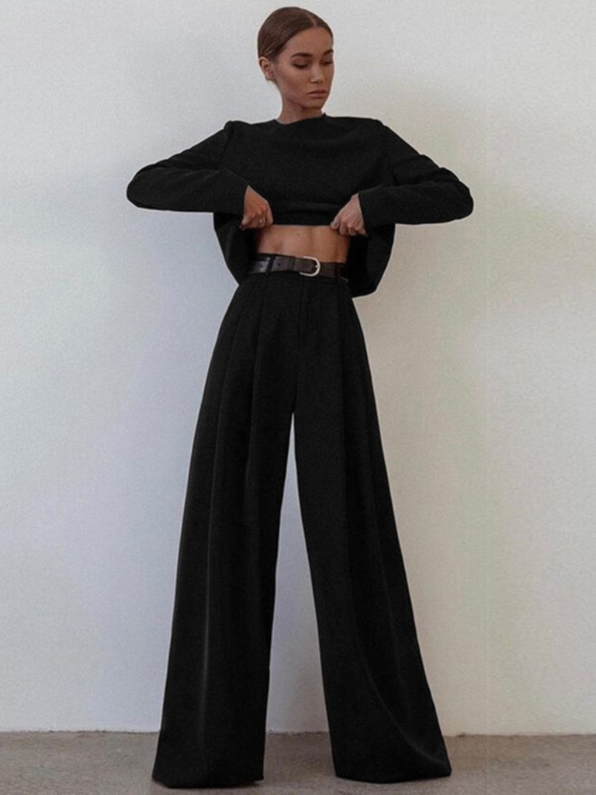 Josie Plain Two-Piece Palaz Set