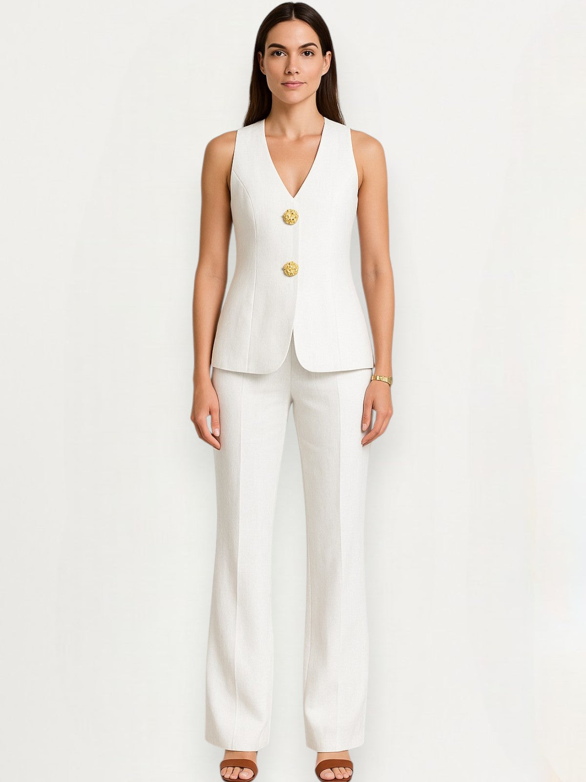 Sophie Button Blazer Set