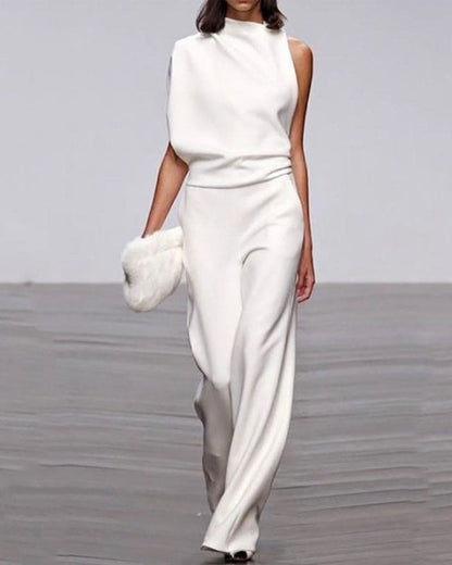 Marian - Elegant Women's Sleeveless Jumpsuit