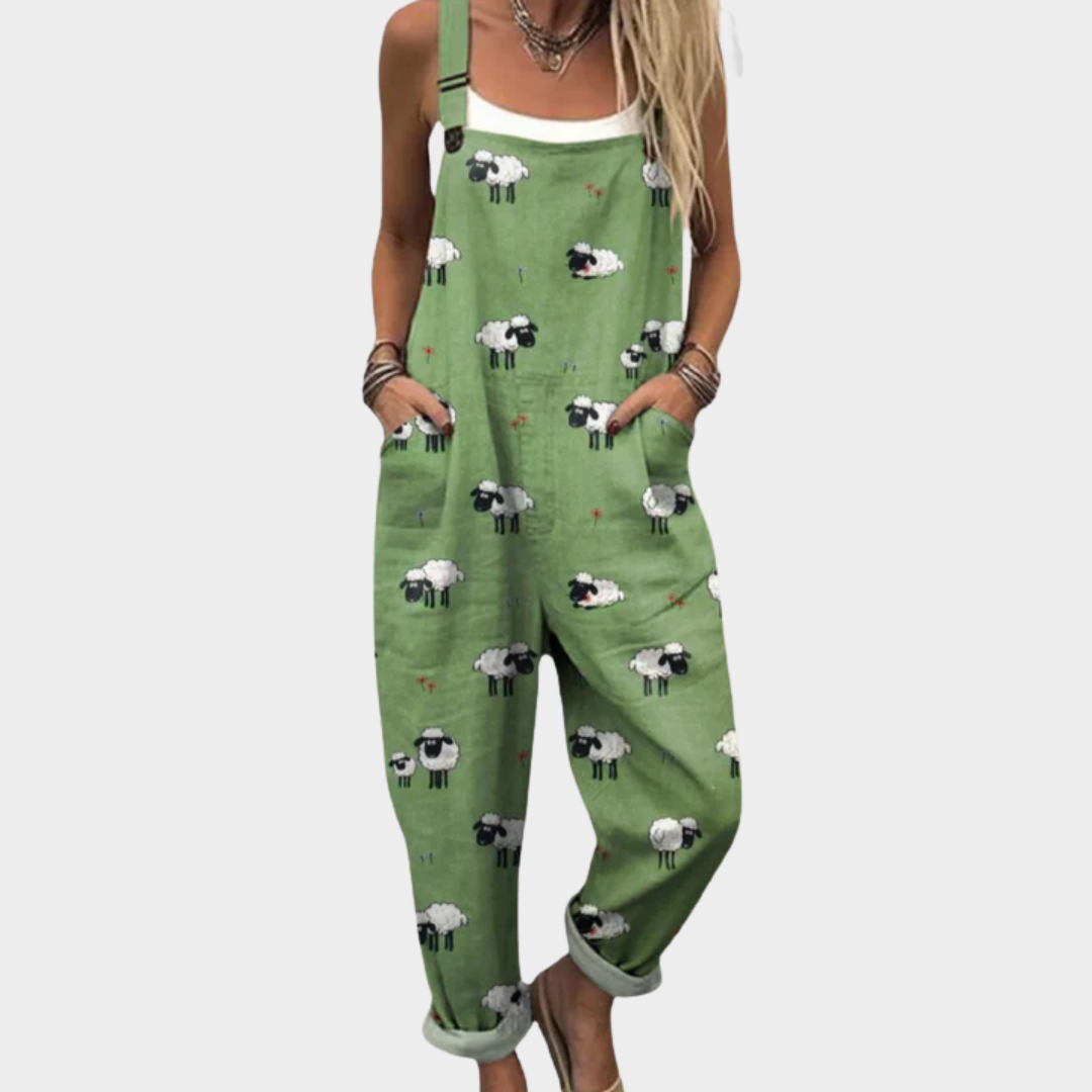 Printed Dungarees | Comfortable Fit