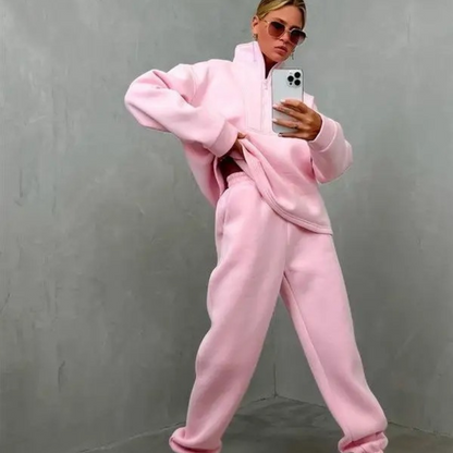 Isabella - Cozy High-Neck Tracksuit Set