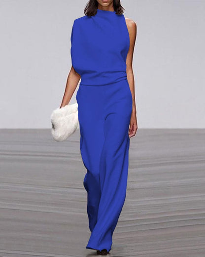 Marian - Elegant Women's Sleeveless Jumpsuit