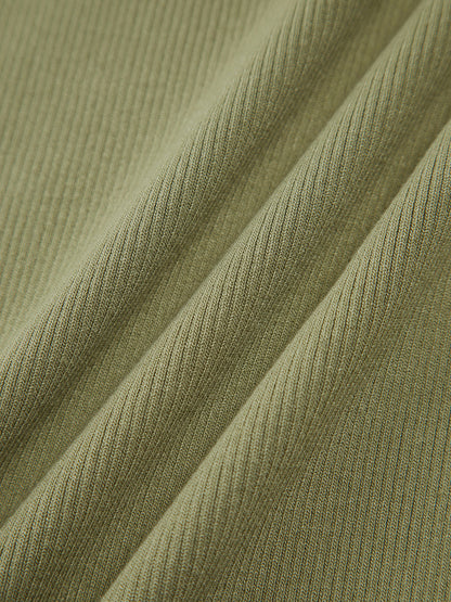 Mira Collared Ribbed Dress