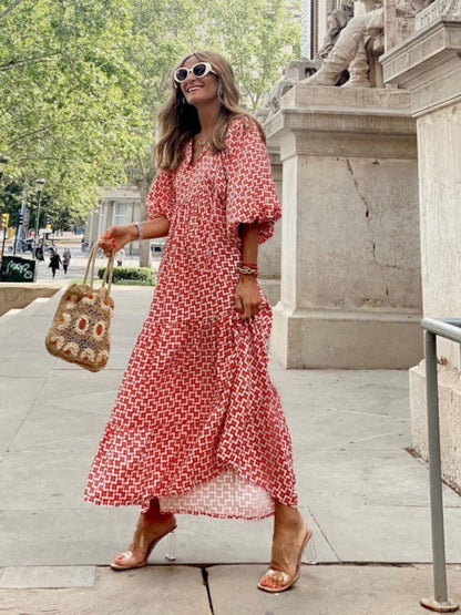 Luna Bohemian-Style Maxi Dress