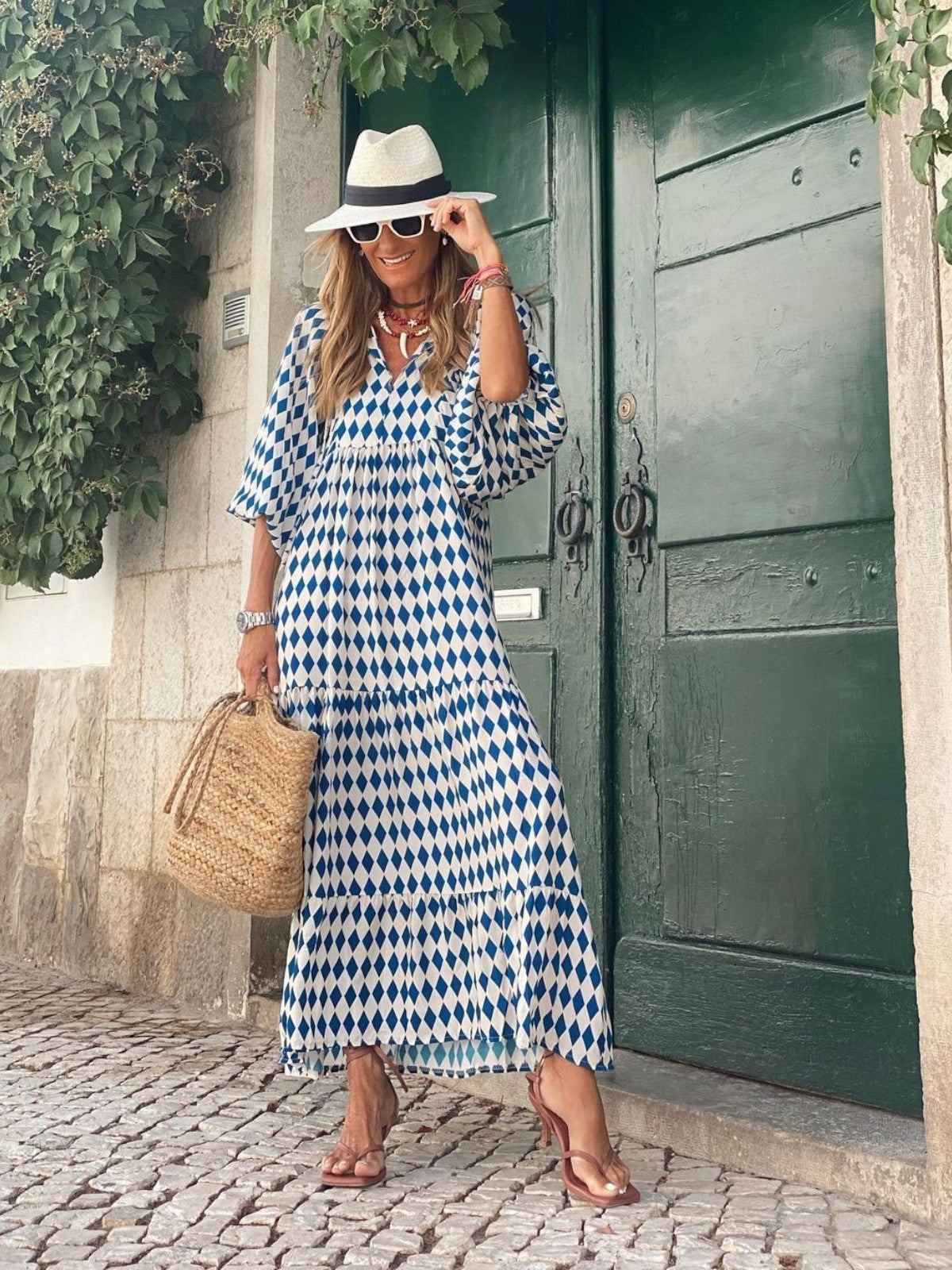 Luna Bohemian-Style Maxi Dress