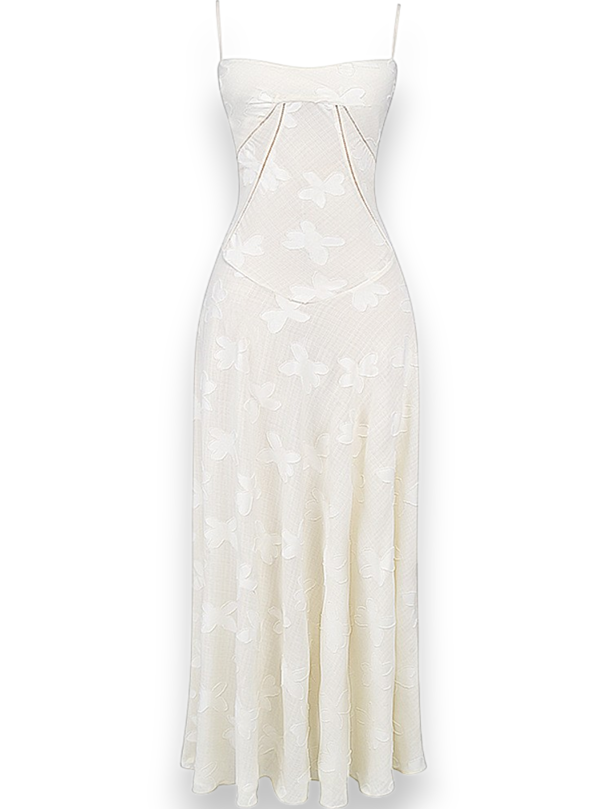 Amara Blossom Green Floral Vintage Gown