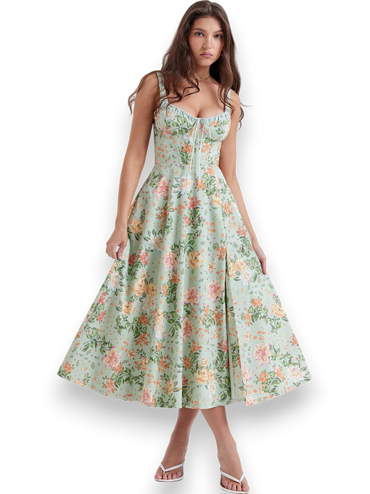 Lira Florence Vintage Floral Maxi Dress