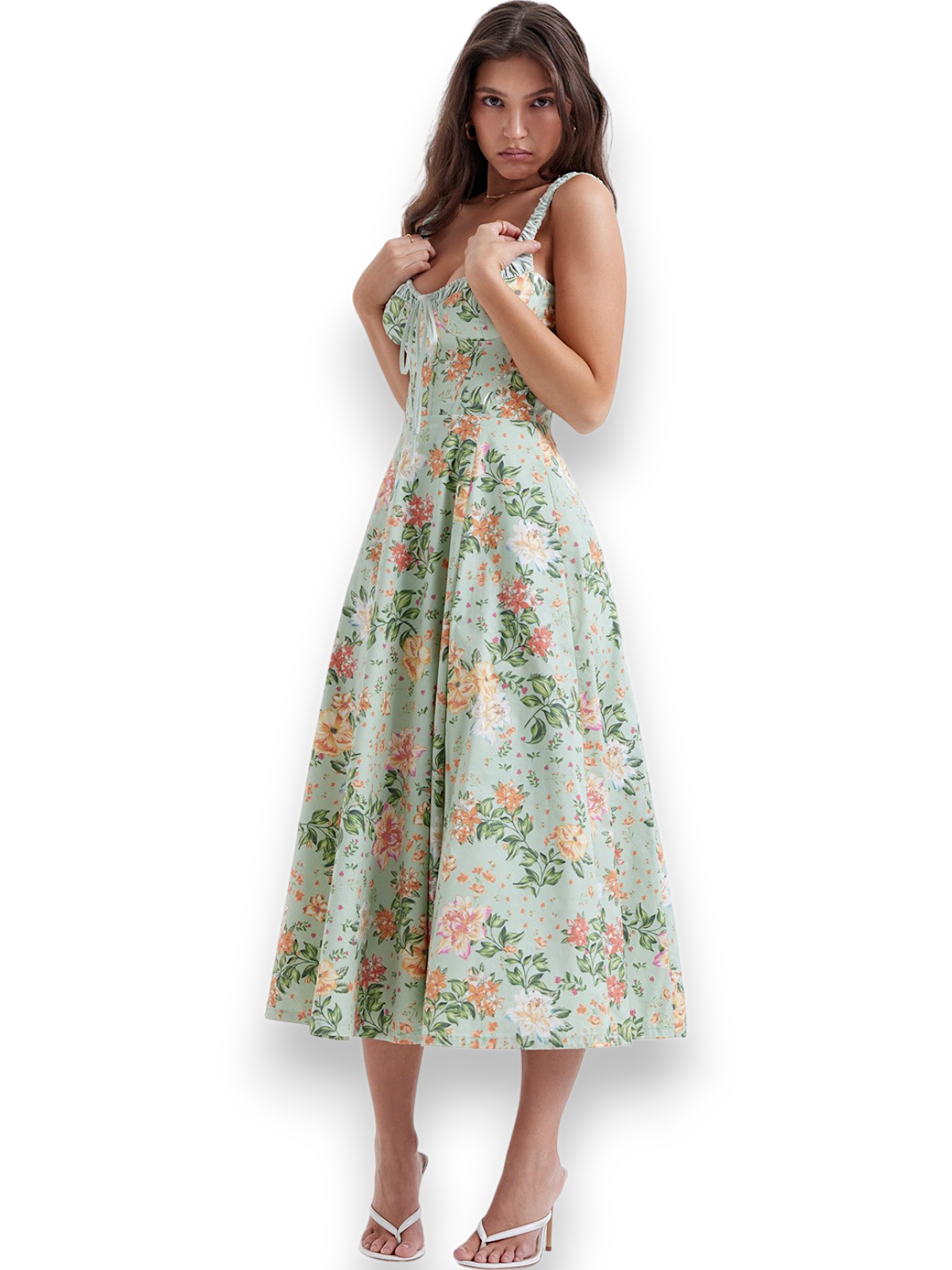 Lira Florence Vintage Floral Maxi Dress