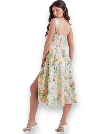 Lira Florence Vintage Floral Maxi Dress