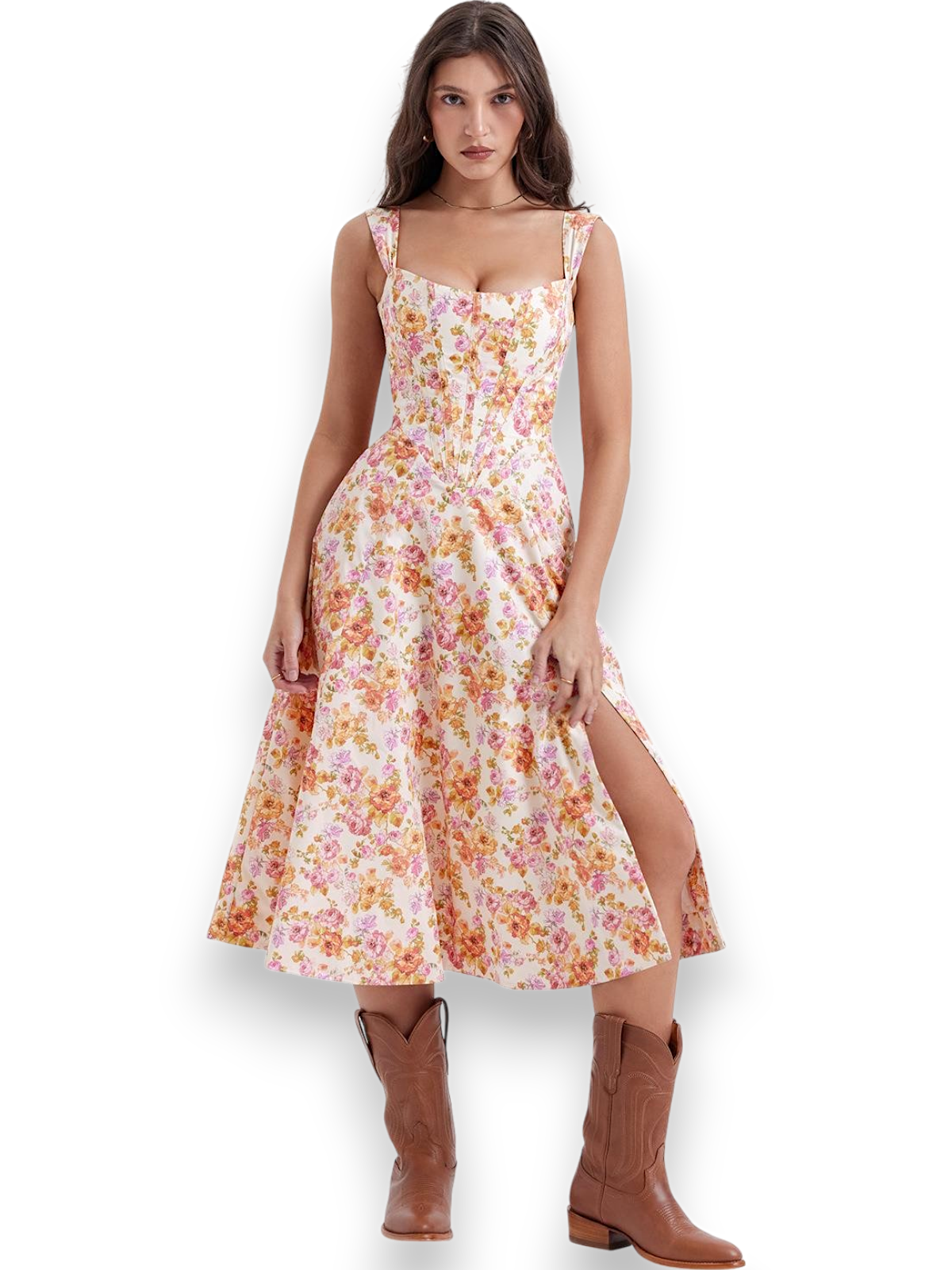 Lira Ivorybud Floral Maxi Dress