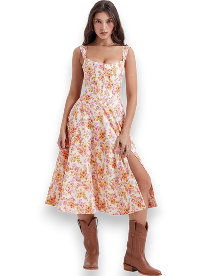 Lira Ivorybud Floral Maxi Dress