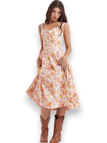 Lira Ivorybud Floral Maxi Dress