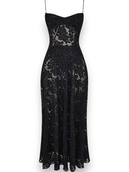 Amara Blossom Purple Floral Vintage Gown