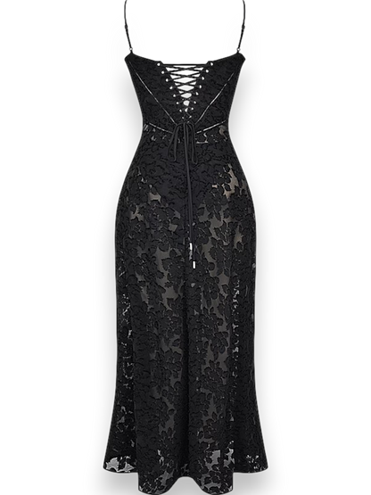 Amara Blossom Purple Floral Vintage Gown