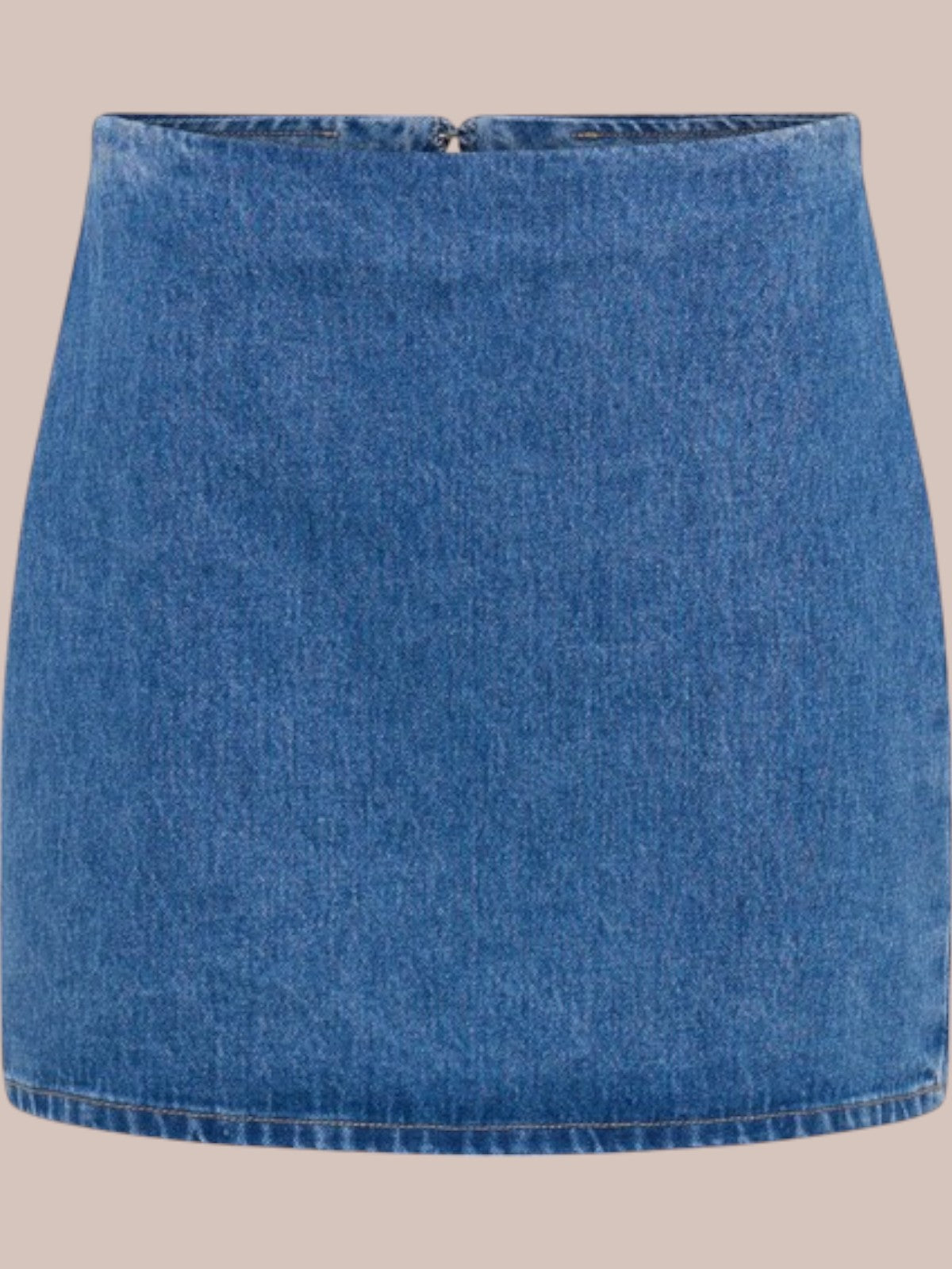 Marvelle Denim Button-Up Skirt Set