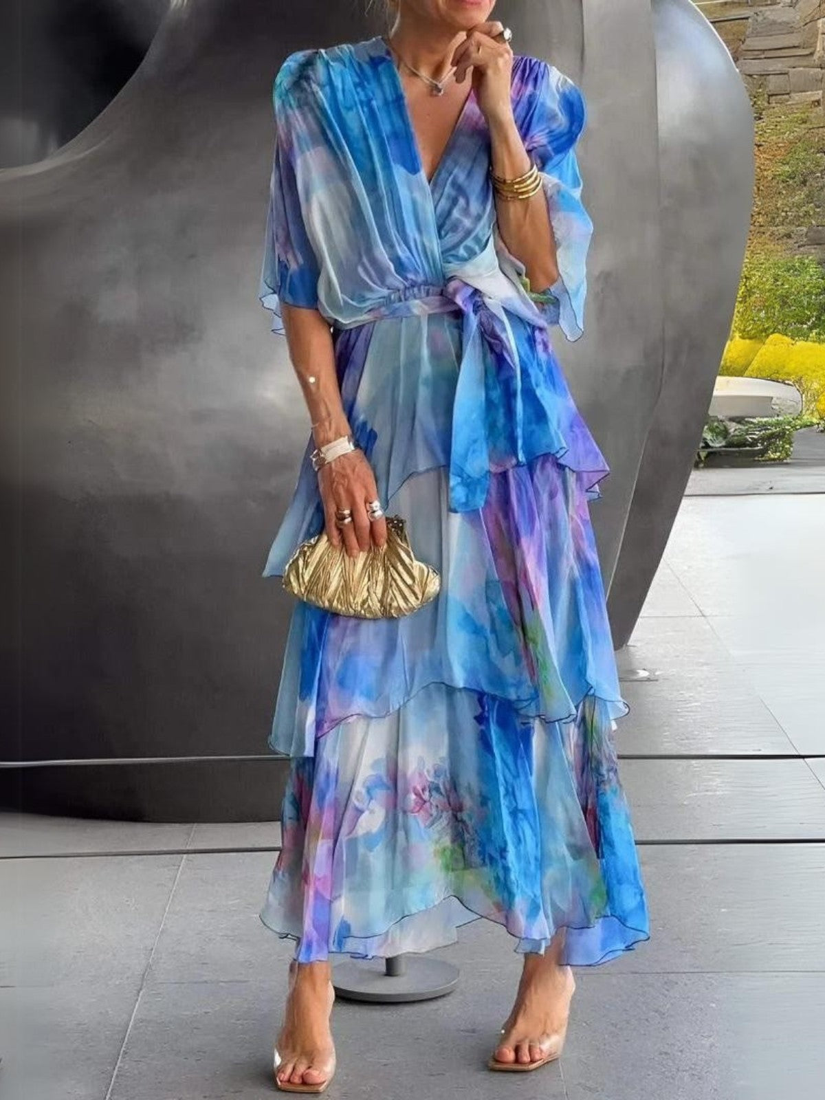 Diana | Stunning V-Neck Dress