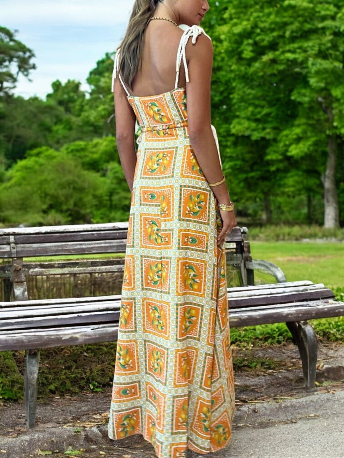 Chloe Floral Print Maxi Dress