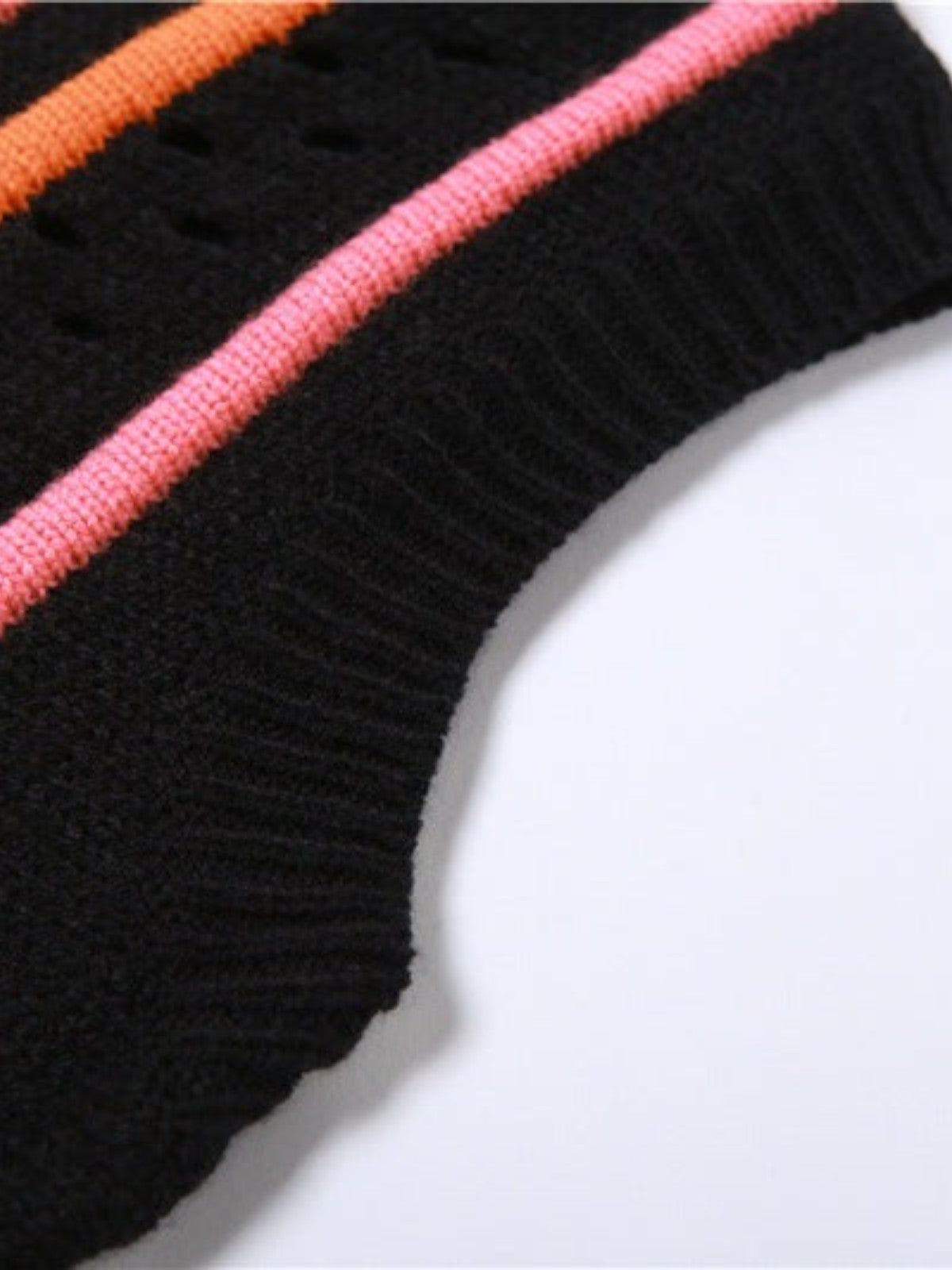 Tessa Vibrant Multicolor Crochet Knit Dress