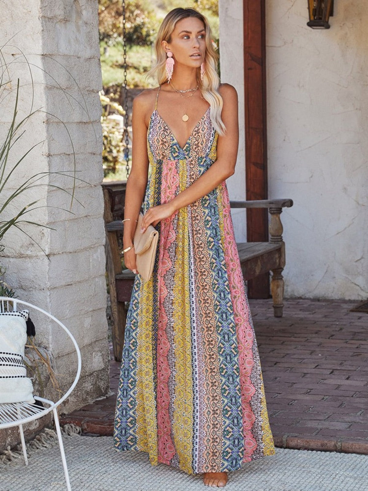 Tahlia Boho Summer Maxi Dress