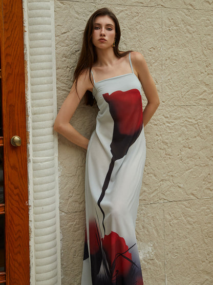 Elara Grace Floral Maxi Dress