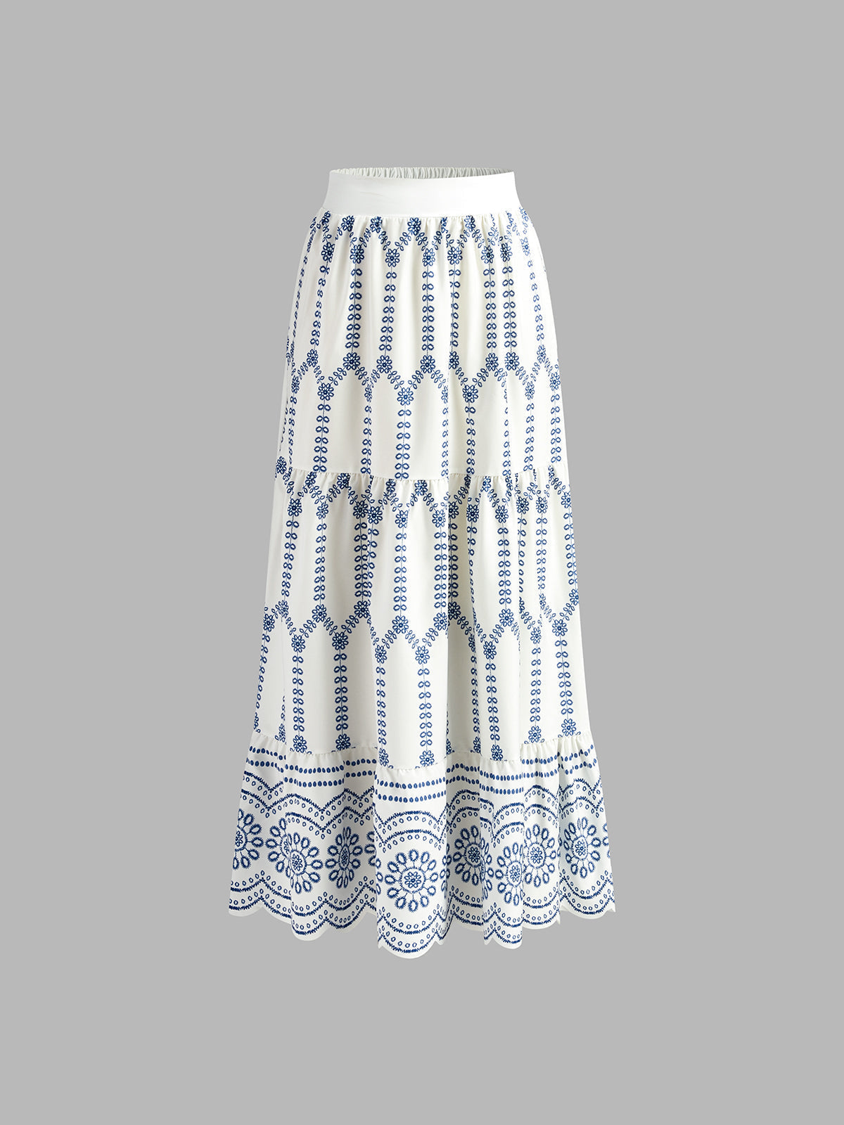 Zina Printed Sleeveless Tie Back Skirt Set