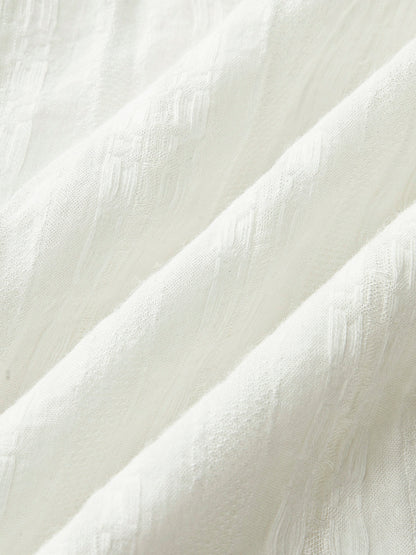 Mira Cotton Blend Square Neck Dress