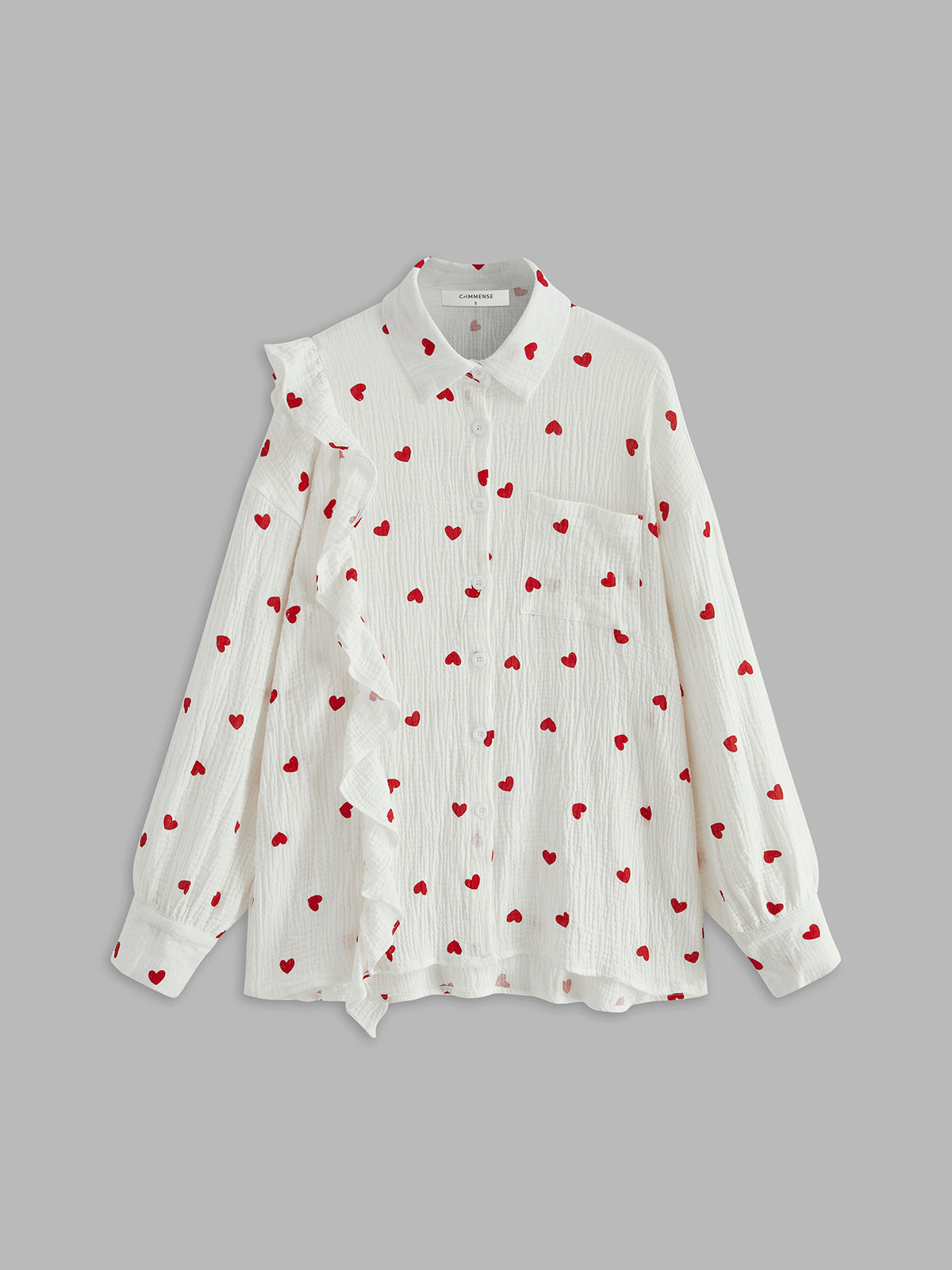 Fiora Cotton Ruffle Shorts Set