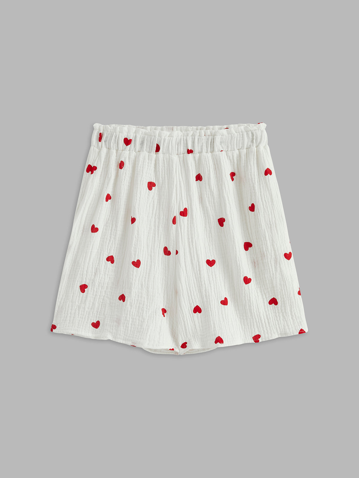 Fiora Cotton Ruffle Shorts Set