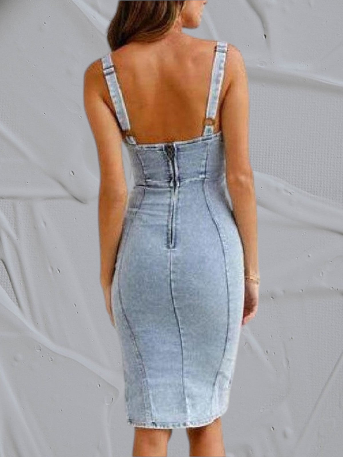 Matilda Denim Split Dress
