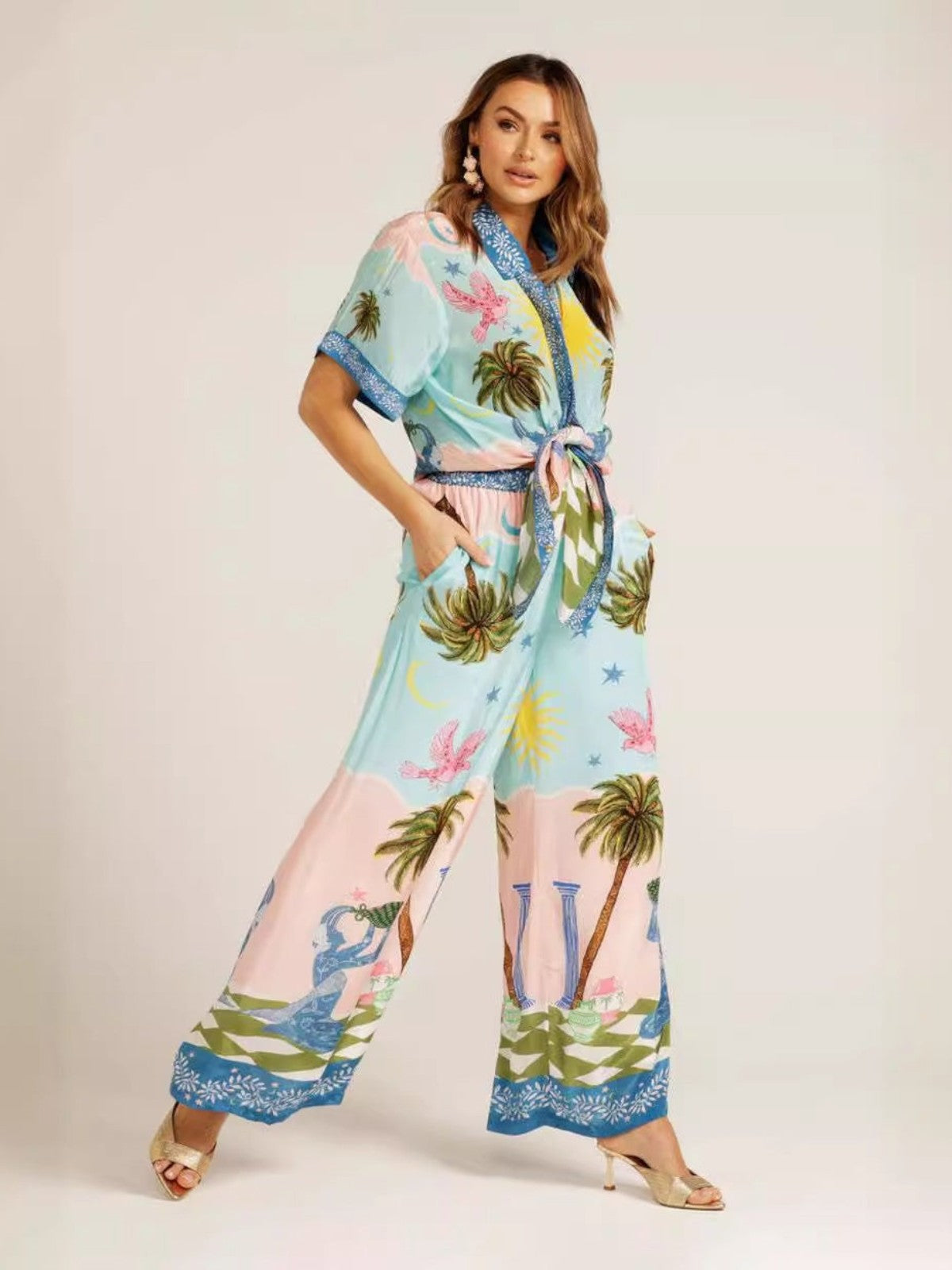 Layla Vibrant Tropical Print Set