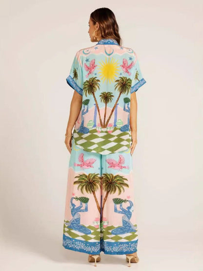 Layla Vibrant Tropical Print Set