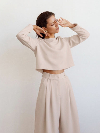 Josie Plain Two-Piece Palaz Set