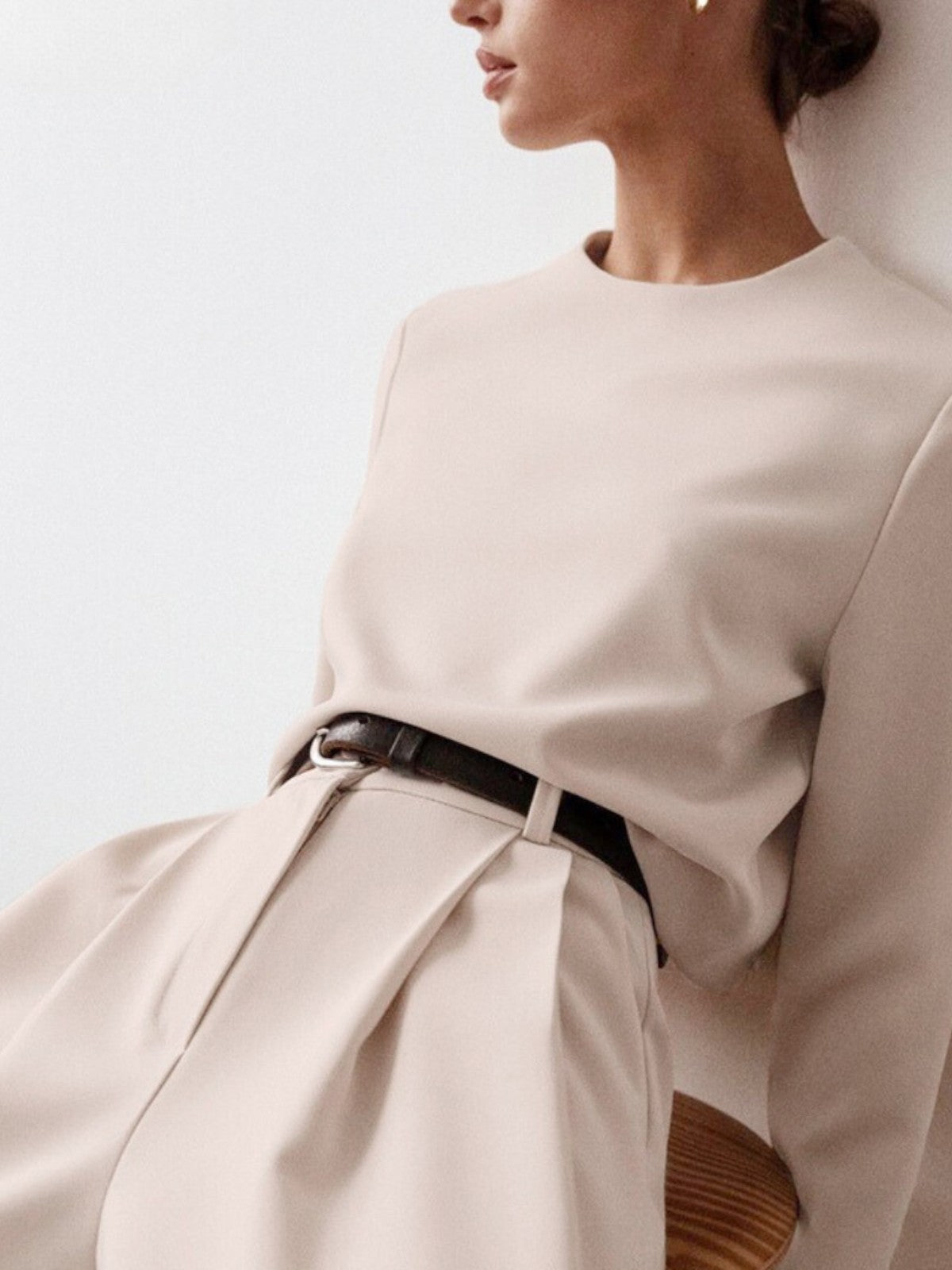 Josie Plain Two-Piece Palaz Set