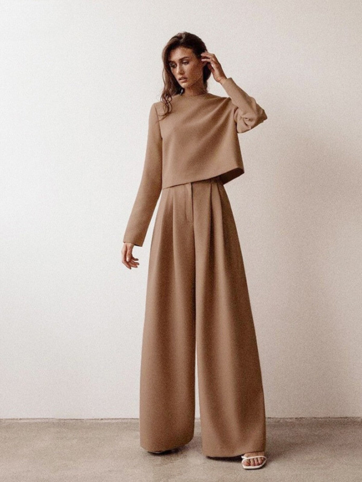 Josie Plain Two-Piece Palaz Set