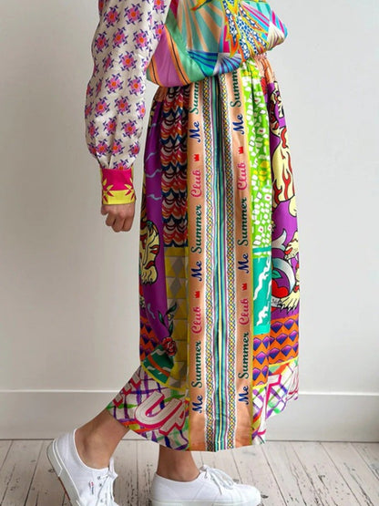 Ivy Colorful Printed Two-Piece Set