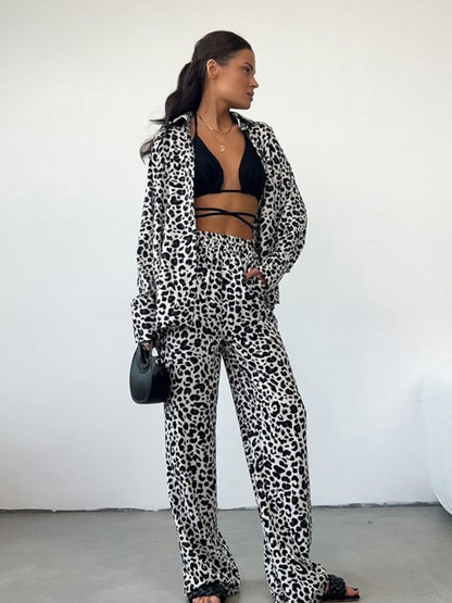 Zara Leopard Print Lounge Set