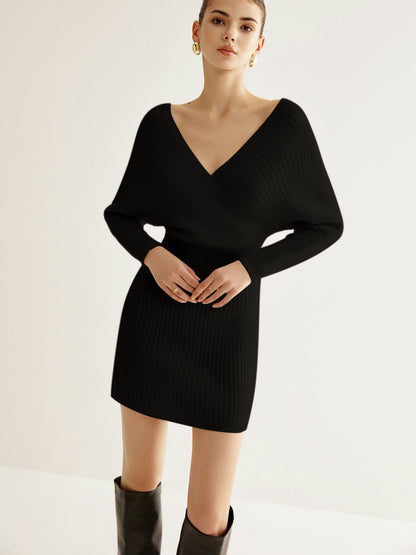 Vilaira Criss Cross Sweater Dress