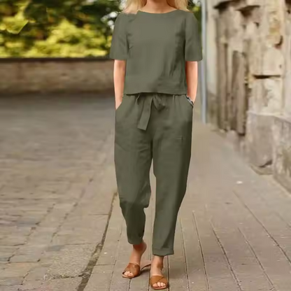 Ina - Women's Soft Linen Set