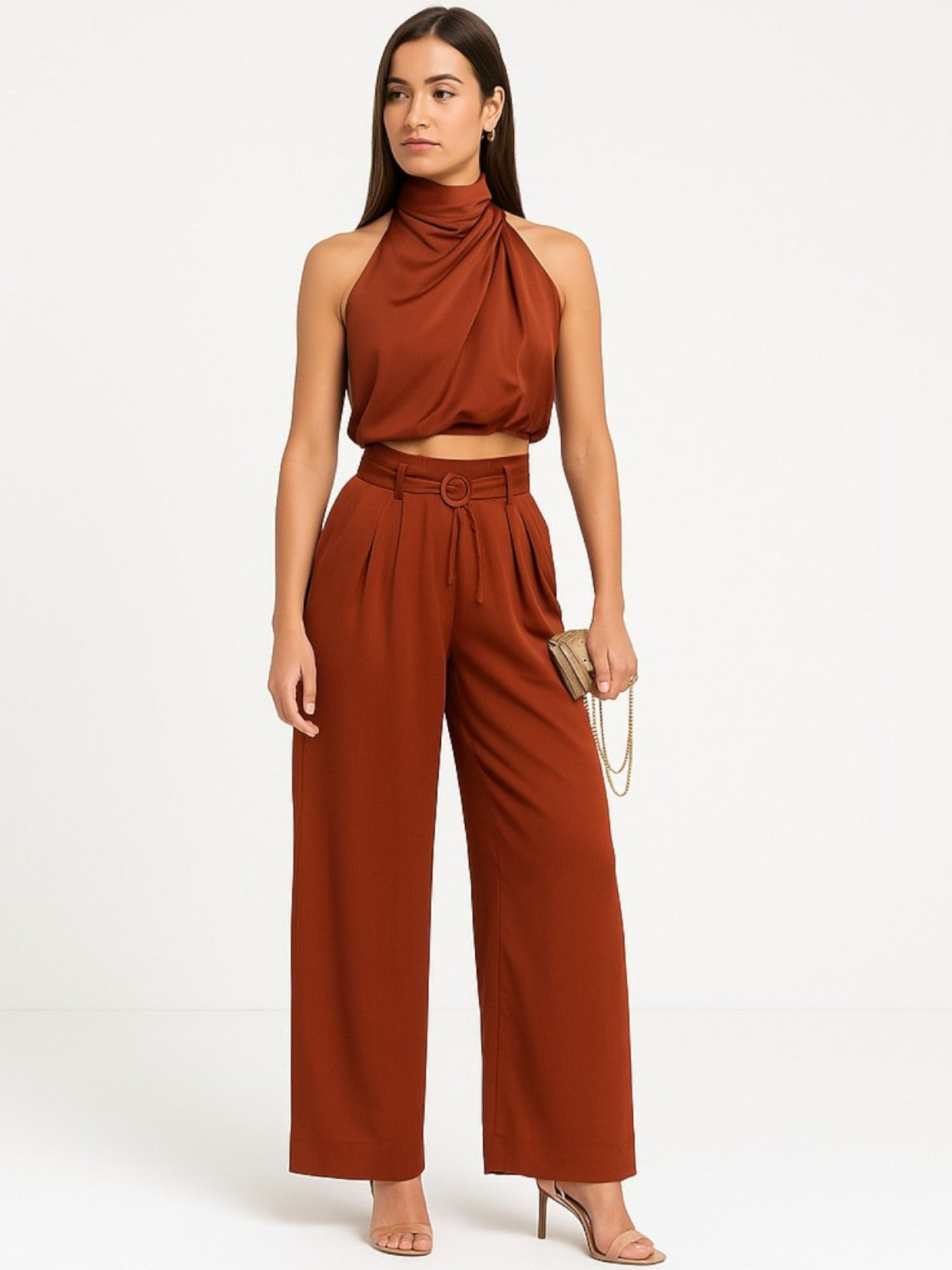 Luna Silk Summer Two-Piece Set