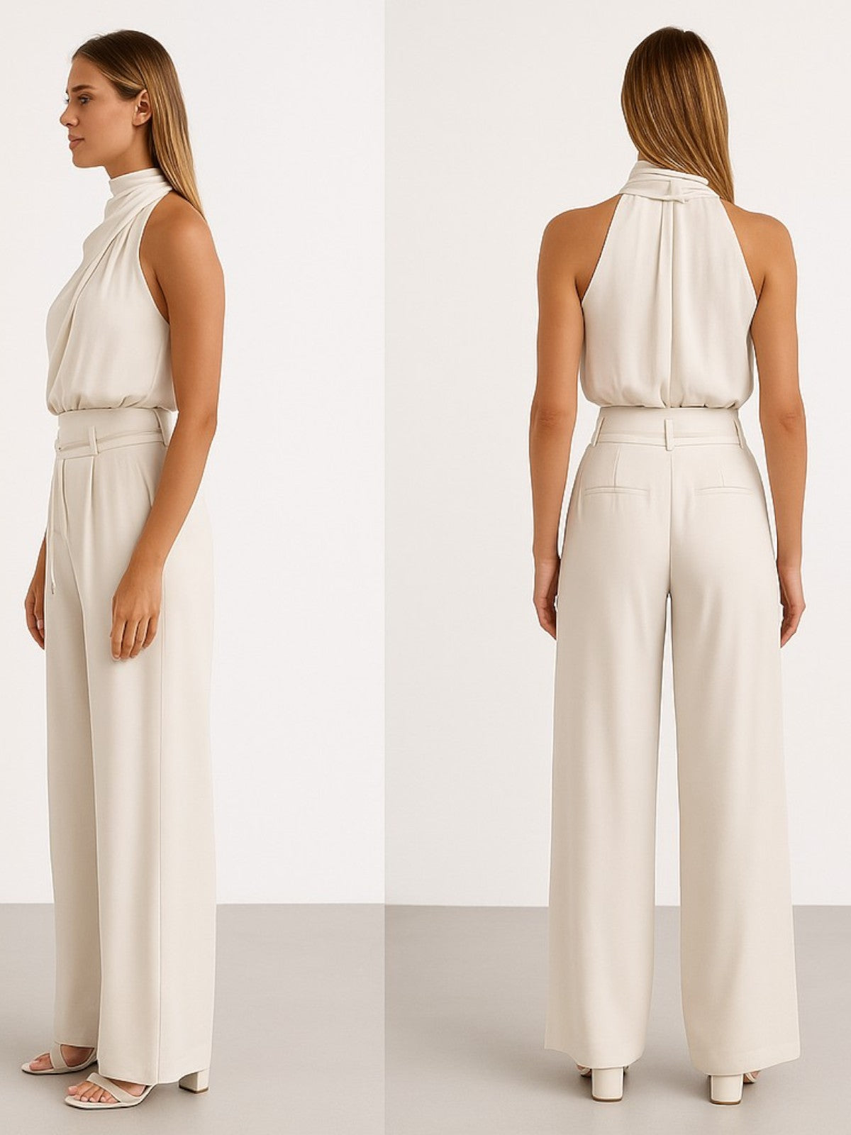 Luna Silk Summer Two-Piece Set