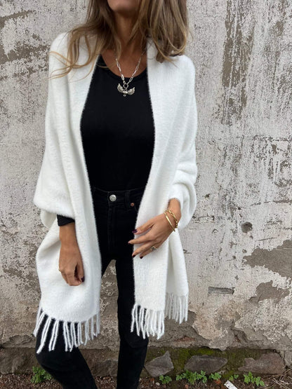 Nora™ | Elegant Fringe Cardigan