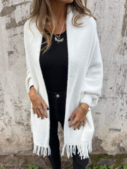 Nora™ | Elegant Fringe Cardigan